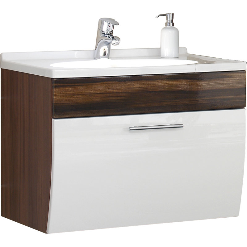 Belfry Bathroom 70cm Wall Mounted Vanity Unit Wayfair.co.uk